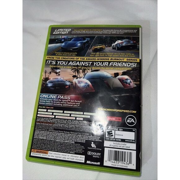 Need for Speed Hot Pursuit LMTD Ed. - Microsoft Xbox 360 - Picture 5 of 5